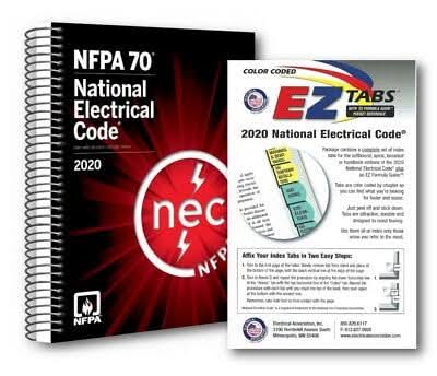 Cover image of NFPA 70 2020 NEC Code Book Spiral Bound with Tabs – National Electrical Code, by National Fire Protection Association (NFPA), Spiral Bound