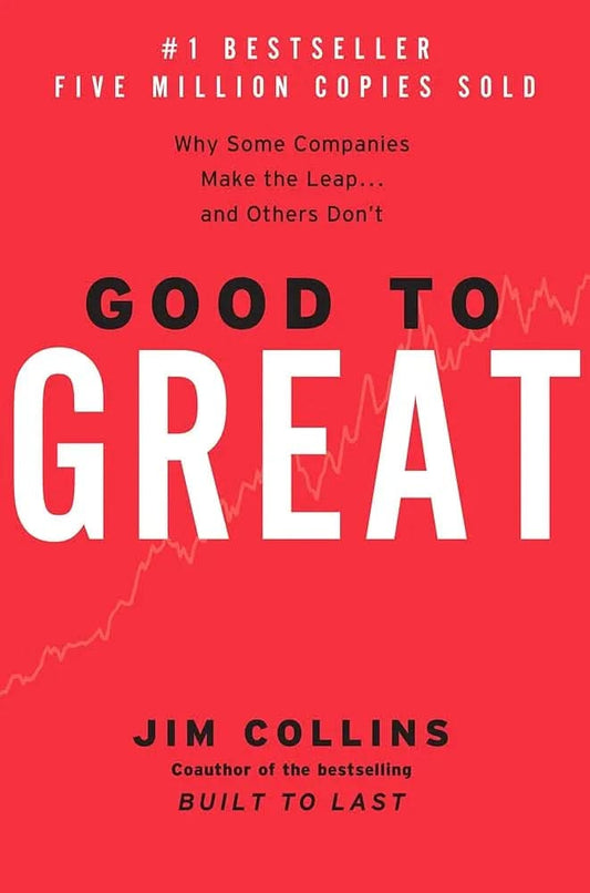 Cover image of Good to Great by Jim Collins – Hardcover – HarperCollins, Hardcover