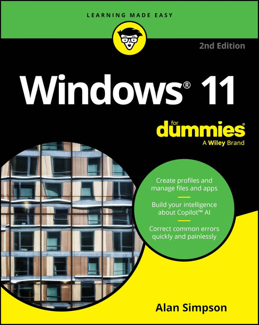 Cover image of Windows 11 For Dummies, 2nd Edition by Alan Simpson – Paperback, Paperback