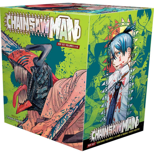 Cover image of Chainsaw Man Box Set (Vols. 1 – 11) by Tatsuki Fujimoto – Paperback, Paperback