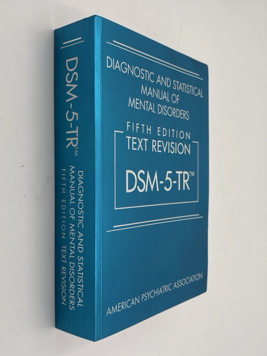 American Psychiatric Association DSM-5-TR Manual — Paperback Clinical and Student Reference