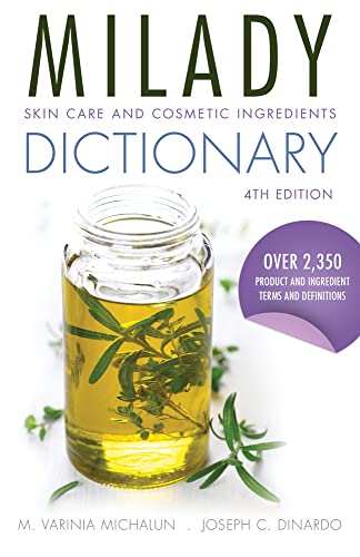 Cover image of Skin Care and Cosmetic Ingredients Dictionary by M. Varinia Michalun, Joseph C. DiNardo – Paperback, Paperback