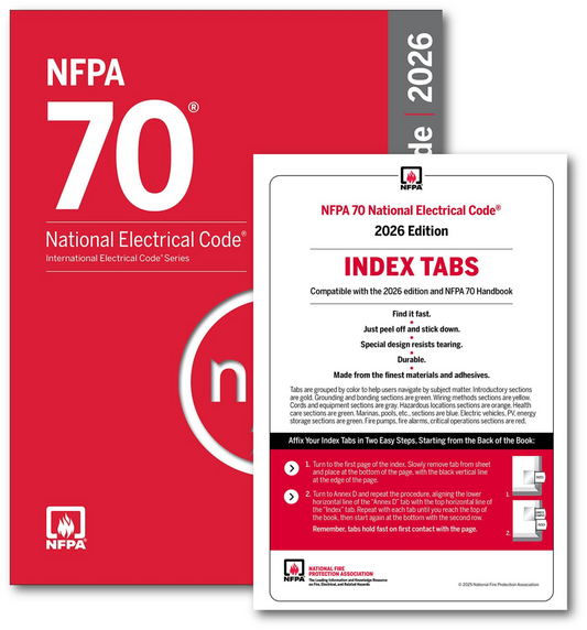 2026 NEC Code Book paperback with tabs