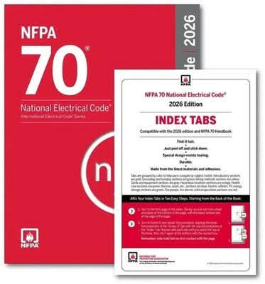 Cover image of 2026 National Electrical Code Tabbed Paperback – NFPA 70 NEC for Electrical Contractors, by National Fire Protection Association (NFPA), Paperback