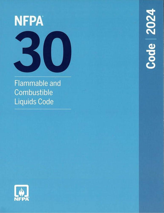 Cover image of NFPA 30 Flammable and Combustible Liquids Code 2024 Edition – Fire & Explosion Safety – Paperback, by National Fire Protection Association (NFPA), Paperback