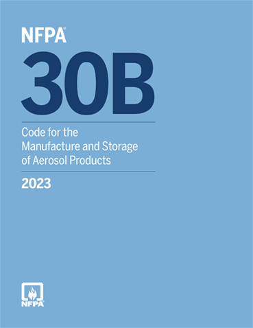 Cover image of NFPA 30B Code for Manufacture and Storage of Aerosol Products 2023 – Fire Safety – Paperback, by National Fire Protection Association (NFPA), Paperback