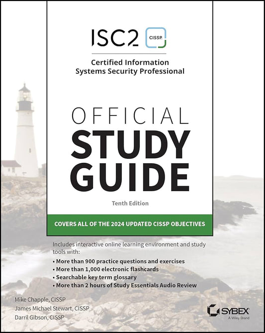 ISC2 CISSP Certified Information Systems Security Professional Official Study Guide – Paperback
