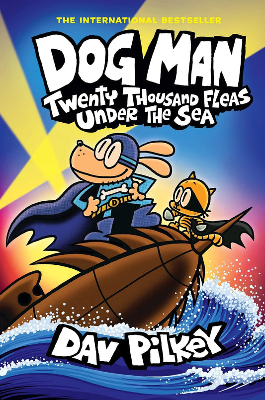 Cover image of Dog Man: Twenty Thousand Fleas Under the Sea: A Graphic Novel (Dog Man #11): From the Creator of Captain Underpants by Dav Pilkey – Hardcover, Hardcover