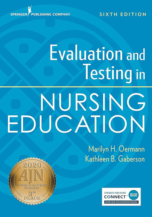 Evaluation and Testing in Nursing Education, 6th Edition