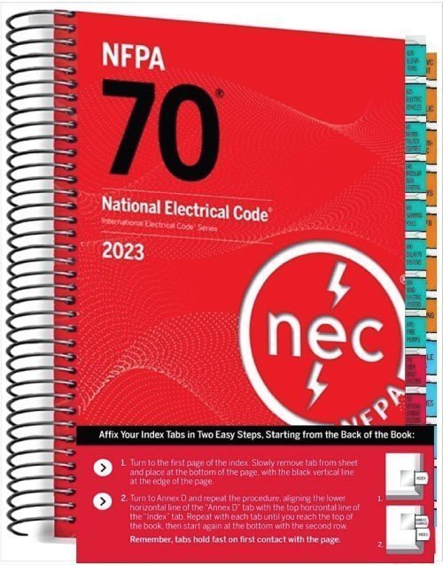 NFPA 70, National Electrical Code 2023, Spiralbound Edition