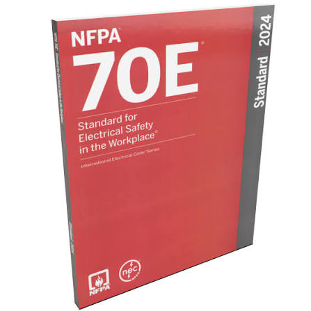 NFPA 70E 2024 Standard for Electrical Safety plus Ugly's Electrical References 2023