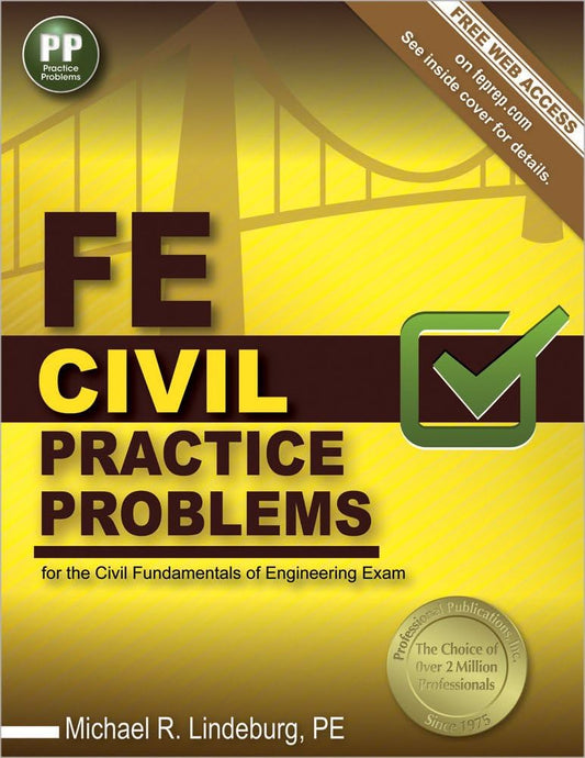 FE Civil Exam Practice Problems Book