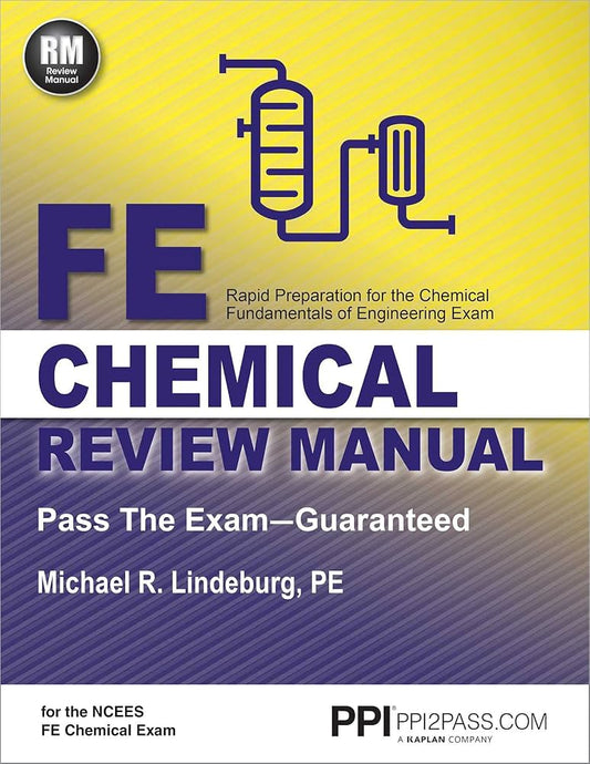 PPI FE Chemical Review Manual by Michael R. Lindeburg