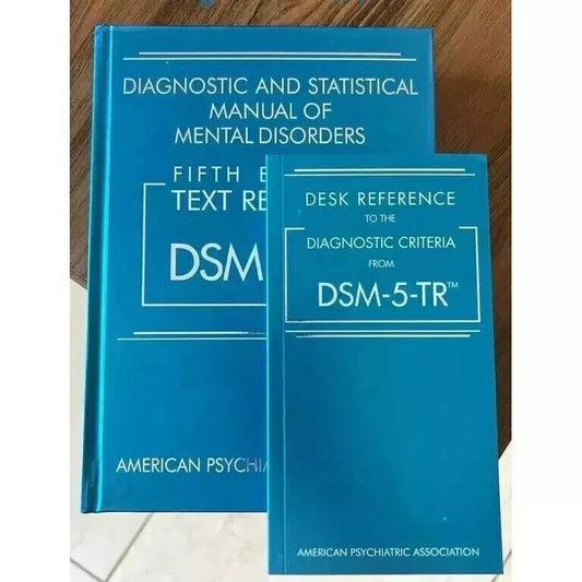 DSM-5-TR Paperback & Desk Reference Bundle with Color-Coded Tabs
