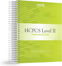 Cover image of HCPCS 2026 Level II Professional Edition – Medical Coding Reference Book – American Medical Association – Spiral Bound, Spiral Bound