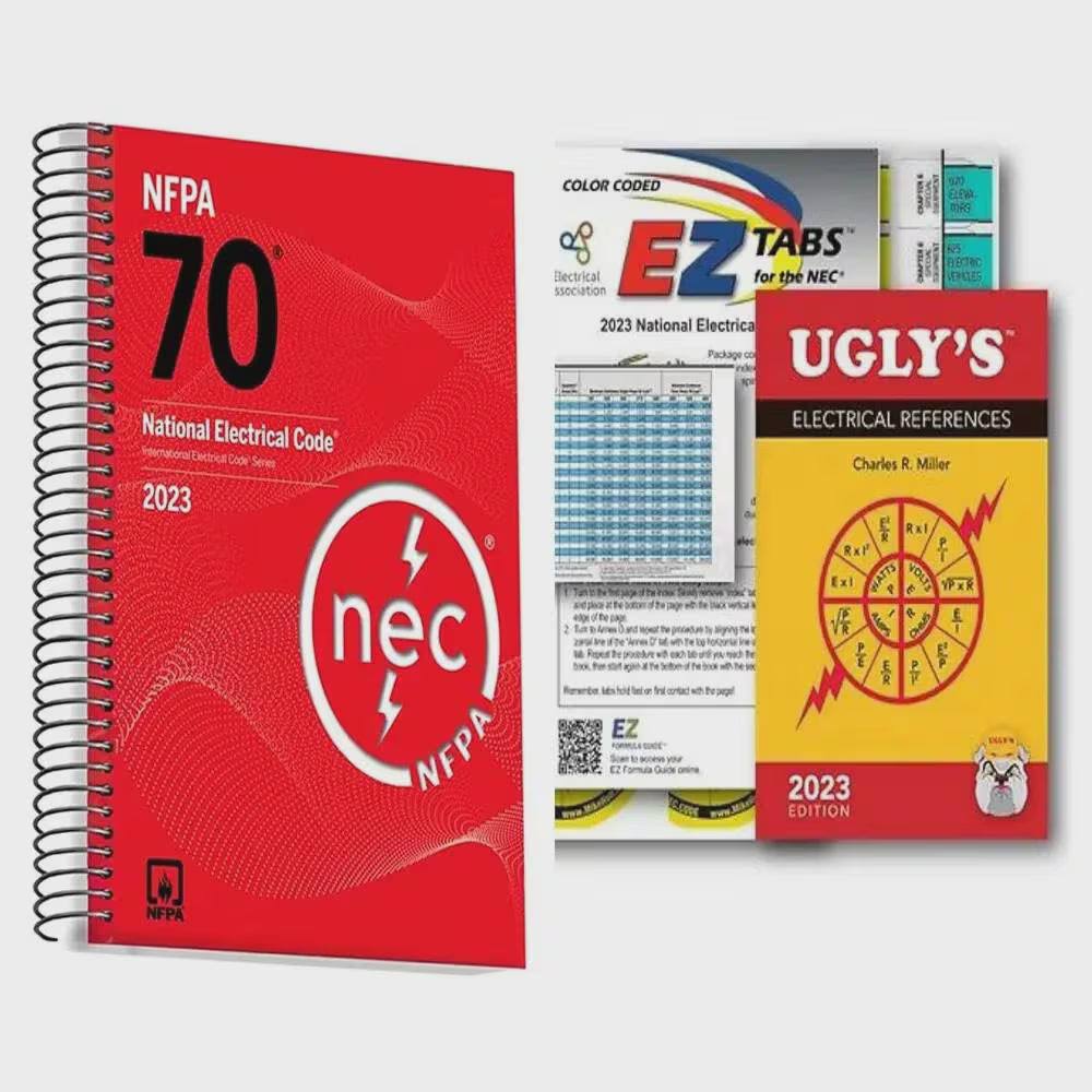 Cover image of NFPA 70 NEC 2023 with Tabs + Ugly's Electrical References 2023 Combo Pack – Spiral Bound, by National Fire Protection Association (NFPA); Charles R. Miller, Spiral Bound